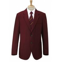 Maroon Cadet Blazer (Polyester-Cotton Blend) Image